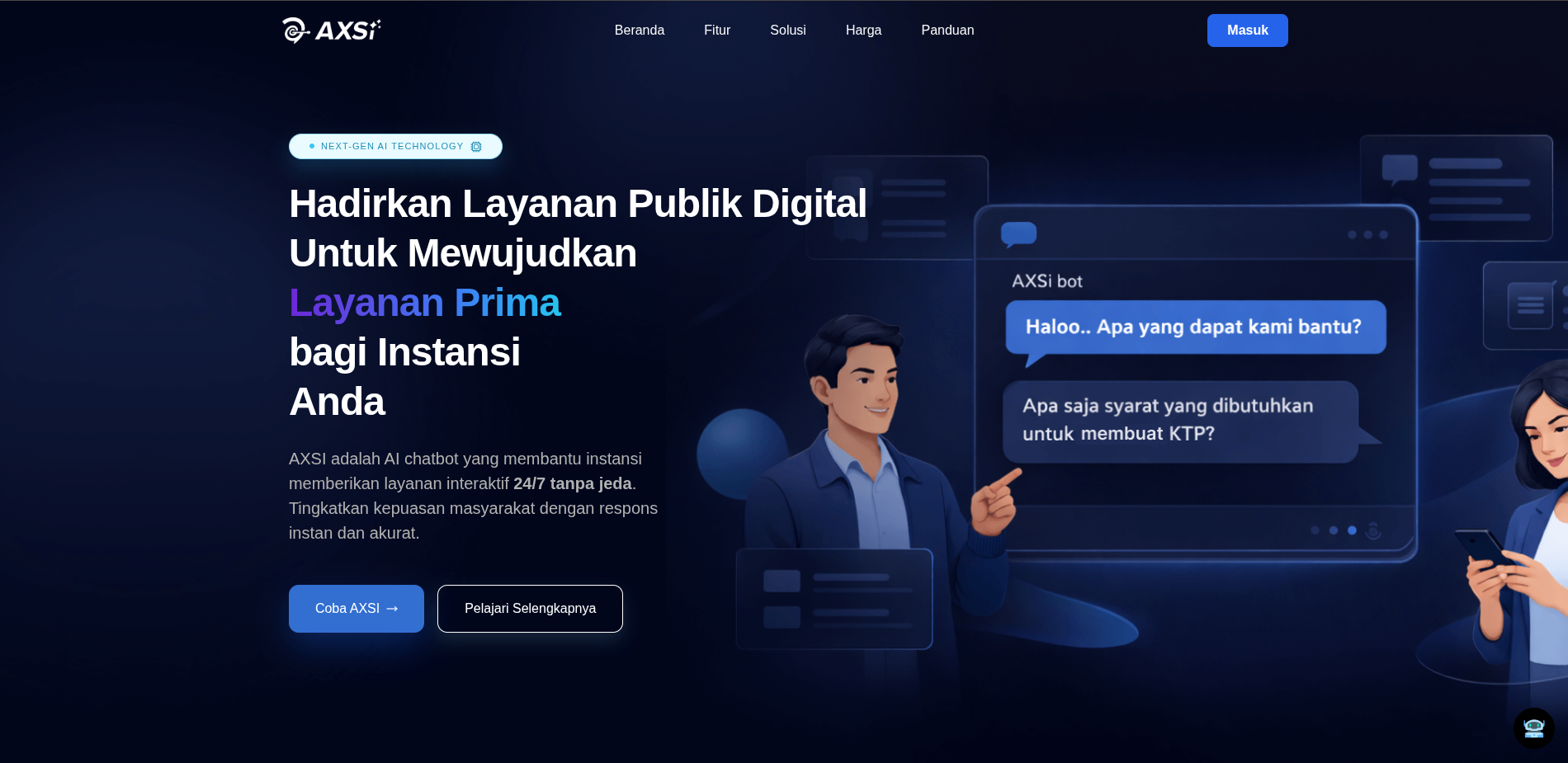 Screenshot project AXSI.ai